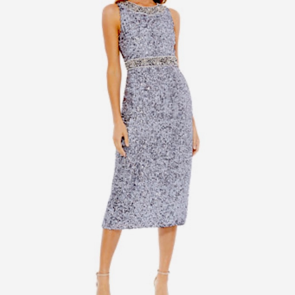 Mac Duggal Embellished Midi Dress 4